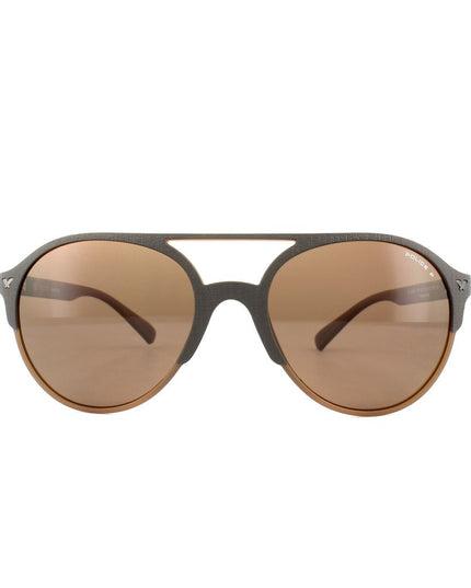 Police Brown Injected Sunglasses