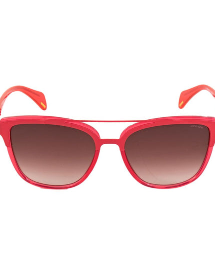 Police Orange Metal Sunglasses