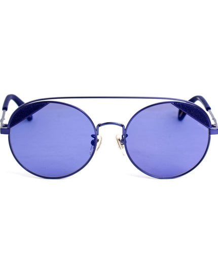 Police Blue Metal Sunglasses