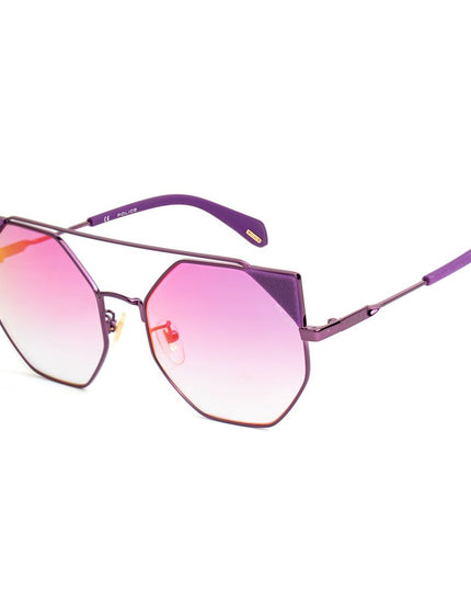 Police Purple Metal Sunglasses