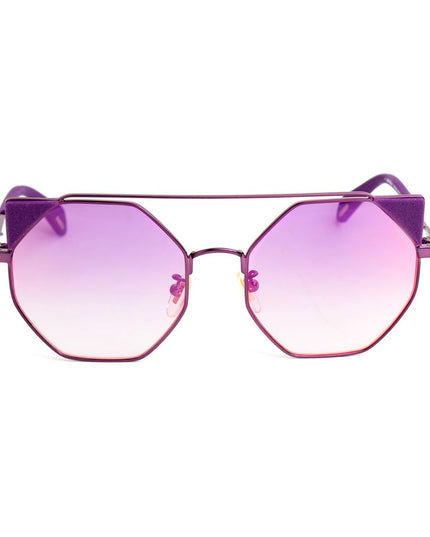 Police Purple Metal Sunglasses