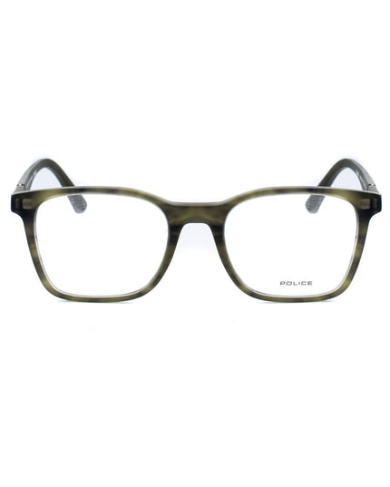 Police Green Plastic Glasses (Frames)
