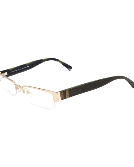 Alexander McQueen Gold Metal Glasses (Frames)