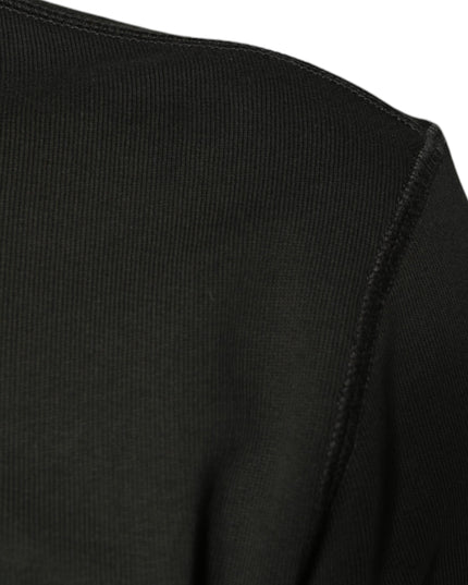 Dolce & Gabbana Army Green DG Crown Crew Neck Pullover Sweater