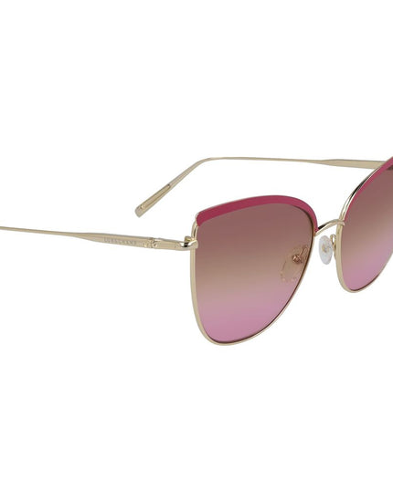 Longchamp Gold Metal Sunglasses