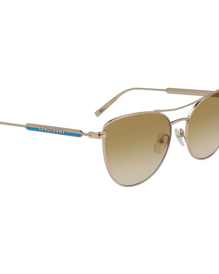 Longchamp Yellow Metal Sunglasses