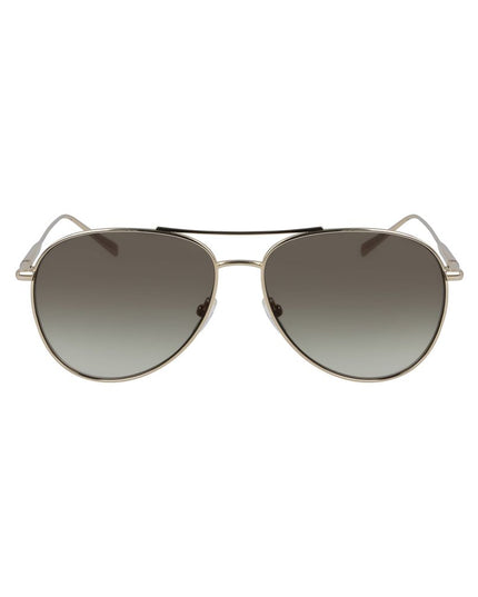 Longchamp Gold Metal Sunglasses