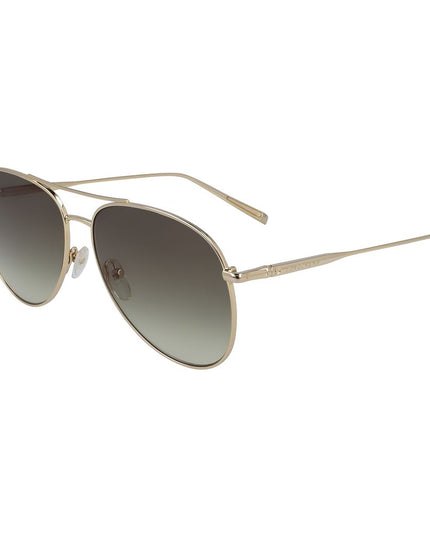 Longchamp Gold Metal Sunglasses