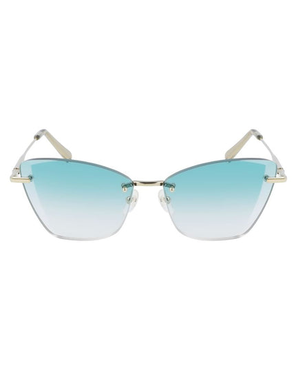 Longchamp Gold Metal Sunglasses