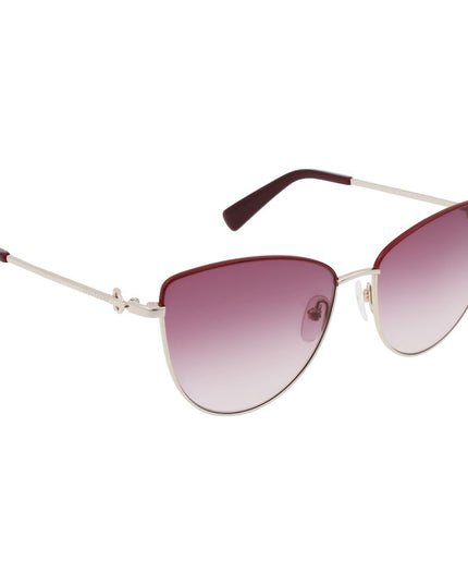 Longchamp Gold Metal Sunglasses