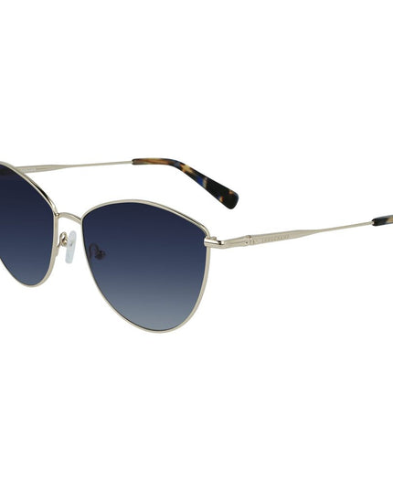 Longchamp Gold Metal Sunglasses