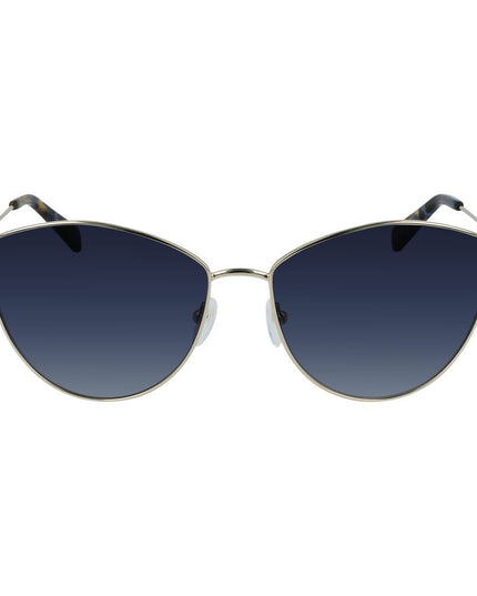 Longchamp Gold Metal Sunglasses