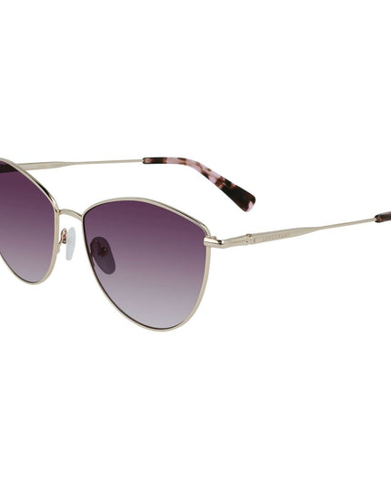 Longchamp Gold Metal Sunglasses