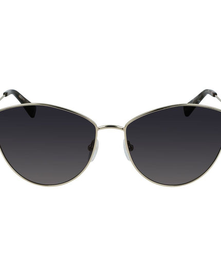 Longchamp Gold Metal Sunglasses