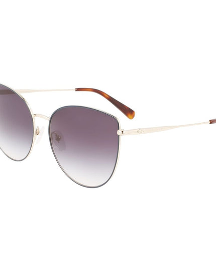 Longchamp Gold Metal Sunglasses