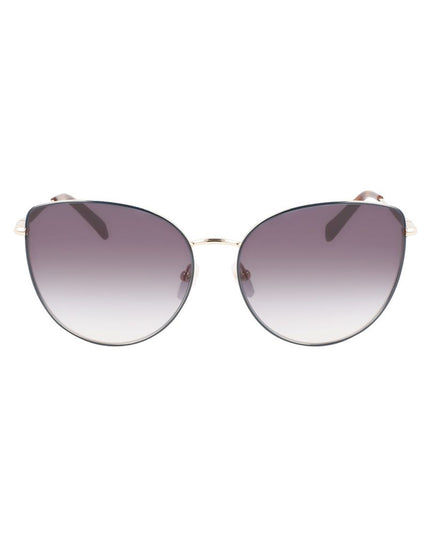Longchamp Gold Metal Sunglasses
