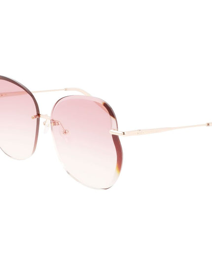 Longchamp Rose Gold Metal Sunglasses