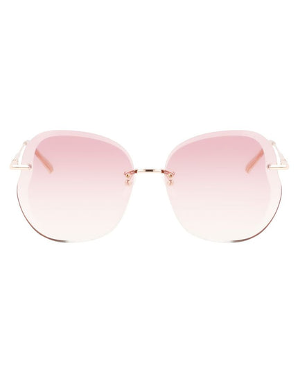 Longchamp Rose Gold Metal Sunglasses