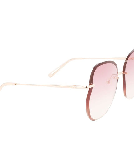 Longchamp Rose Gold Metal Sunglasses