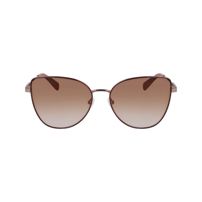 Longchamp Gold Metal Sunglasses