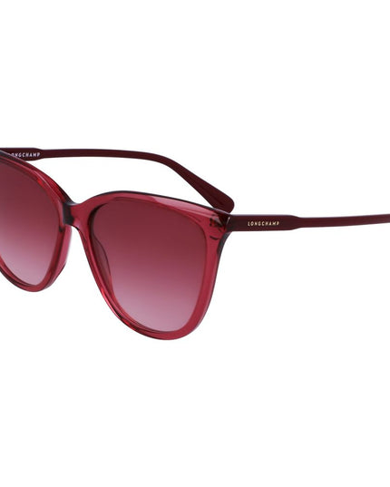 Longchamp Red Acetate Sunglasses