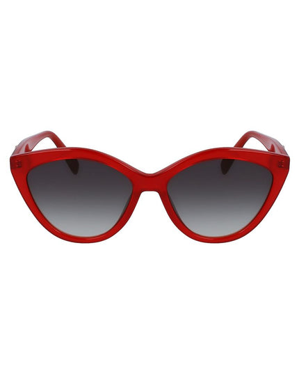 Longchamp Red Acetate Sunglasses