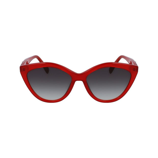 Longchamp Red Acetate Sunglasses