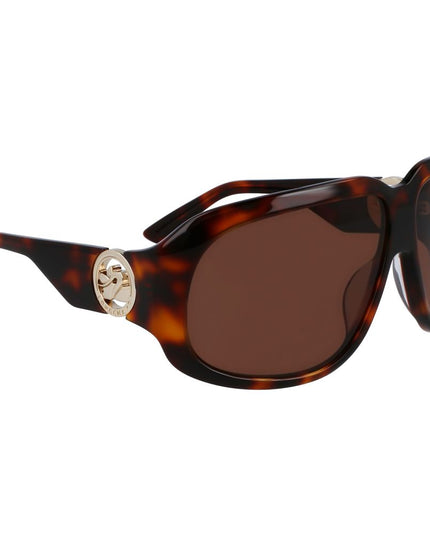 Longchamp Brown Acetate Sunglasses