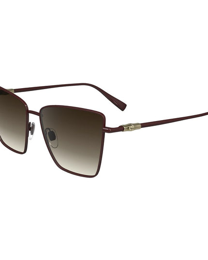 Longchamp Red Metal Sunglasses