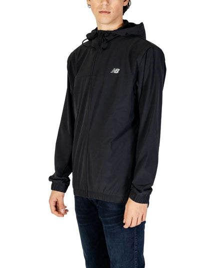 New Balance Black Recycled Polyester Shell Jacket