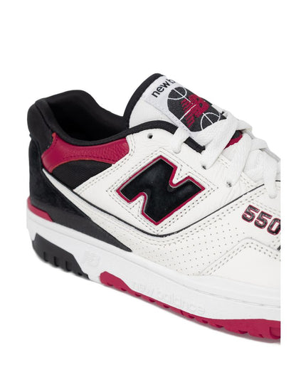 New Balance Red Leather Athletic Sneakers