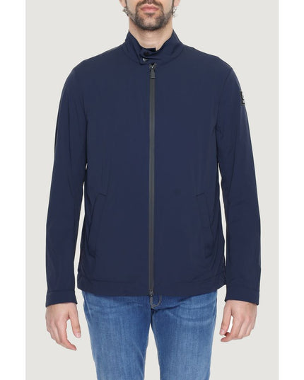 Suns Blue Nylon Full-Length Jacket