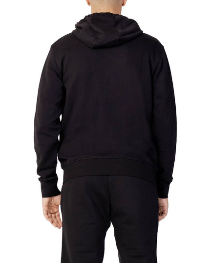 Armani Exchange Black Cotton Hoodie