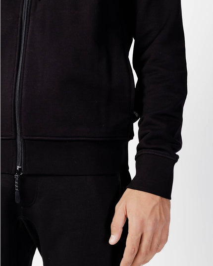 Armani Exchange Black Cotton Hoodie