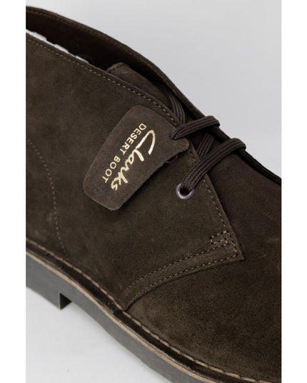 Clarks Brown Leather Ankle Boots