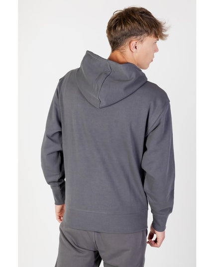 Hugo Boss Gray Cotton Hoodie