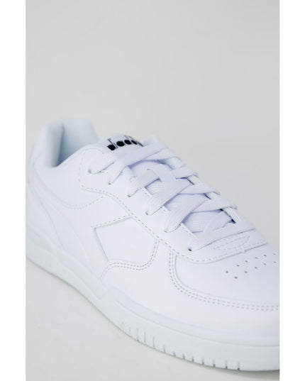 Diadora White Artificial Leather Low Top Sneakers