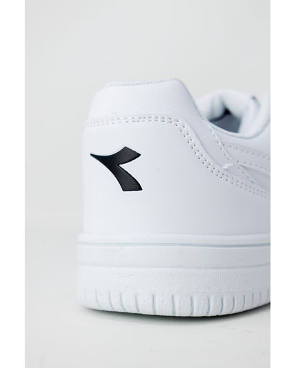 Diadora White Artificial Leather Low Top Sneakers