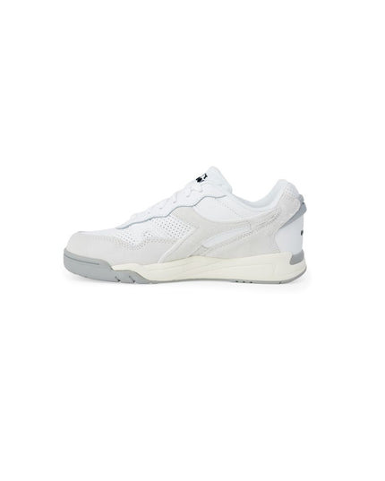 Diadora White Artificial Leather Sneaker