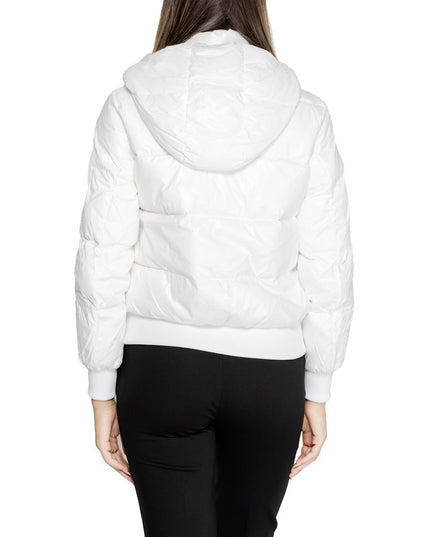 Armani Exchange White Polyamide Coat