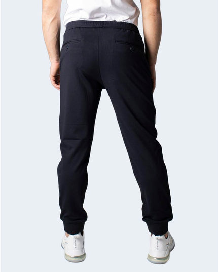 Armani Exchange Blue Viscose Skinny Pants