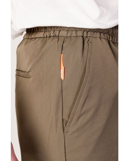 Suns Green Nylon Bermuda Shorts