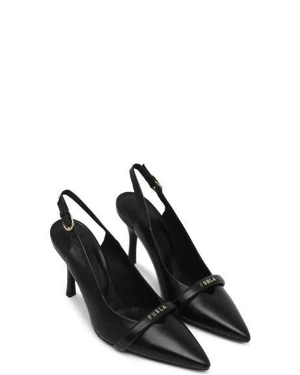 Furla Black Leather Pumps