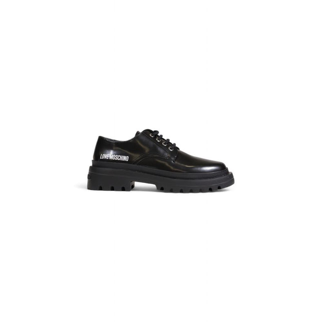 Love Moschino Black Polyethylene Platform Pumps