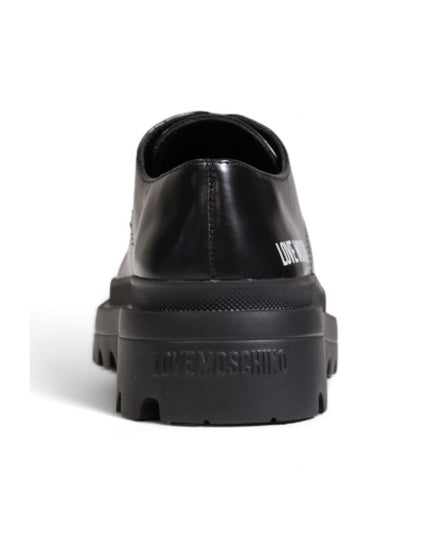 Love Moschino Black Polyethylene Platform Pumps