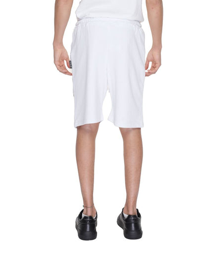 Icon White Cotton Bermuda Shorts