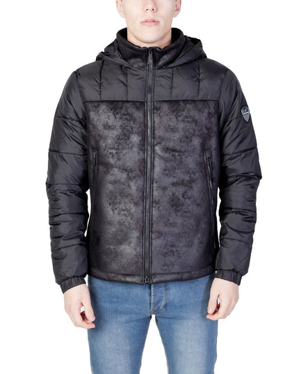 EA7 Emporio Armani Black Polyester Shell Jacket