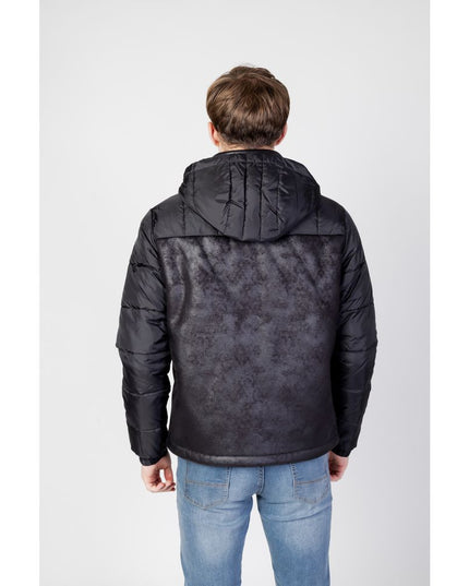 EA7 Emporio Armani Black Polyester Shell Jacket
