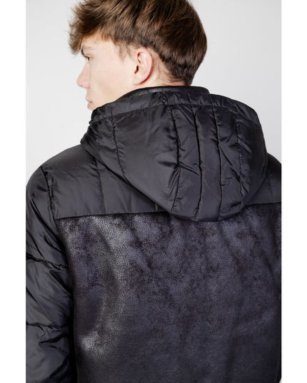 EA7 Emporio Armani Black Polyester Shell Jacket