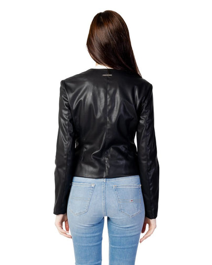 Armani Exchange Black Leather Jacket